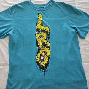 ** LRG Teal Graphic Short Sleeve T, Sz XXL, Stylish, Tagger, Street Wear, Baggy